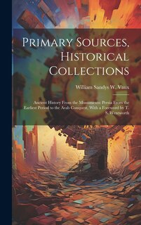 Couverture_Primary Sources, Historical Collections