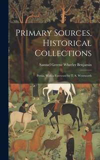 Front cover_Primary Sources, Historical Collections