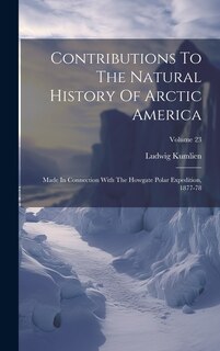 Front cover_Contributions To The Natural History Of Arctic America