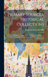Couverture_Primary Sources, Historical Collections