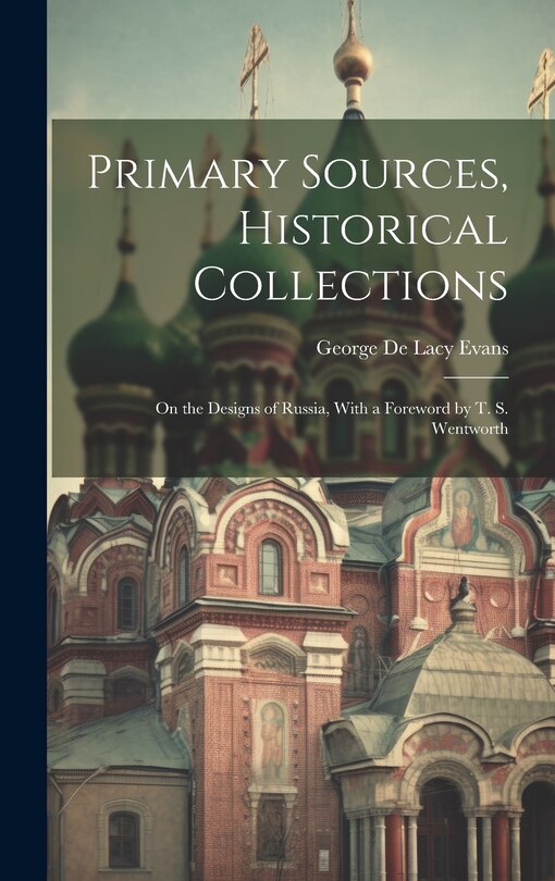 Front cover_Primary Sources, Historical Collections