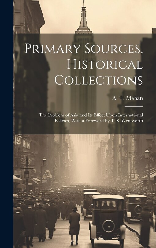 Couverture_Primary Sources, Historical Collections