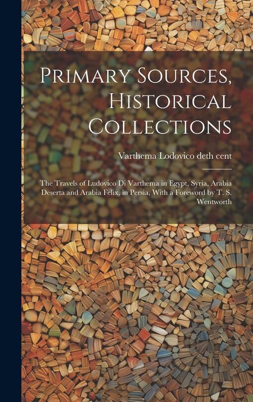 Couverture_Primary Sources, Historical Collections