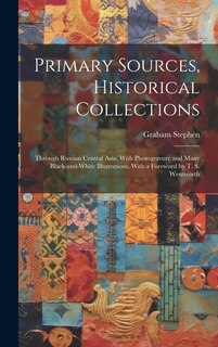 Couverture_Primary Sources, Historical Collections