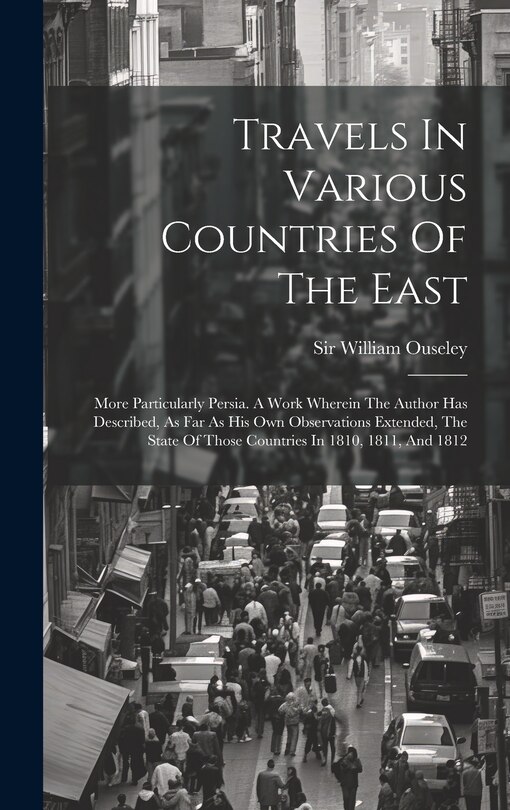 Couverture_Travels In Various Countries Of The East