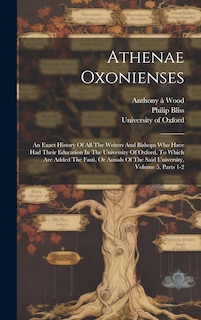 Front cover_Athenae Oxonienses