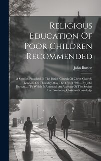 Front cover_Religious Education Of Poor Children Recommended