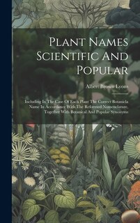 Front cover_Plant Names Scientific And Popular