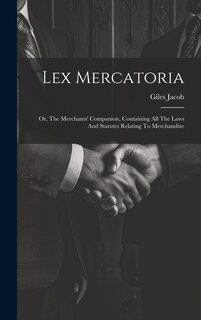 Front cover_Lex Mercatoria