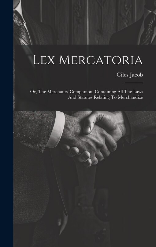 Front cover_Lex Mercatoria