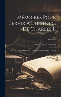 Front cover_Mémoires Pour Servir A L'histoire De Charles Ii