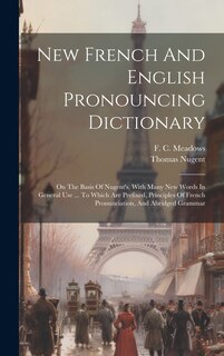 Front cover_New French And English Pronouncing Dictionary