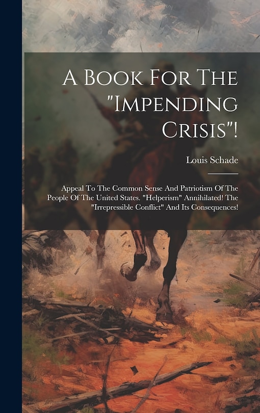 Front cover_A Book For The impending Crisis!