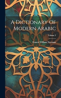 Front cover_A Dictionary Of Modern Arabic; Volume 2