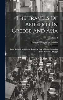 Front cover_The Travels Of Antenor In Greece And Asia