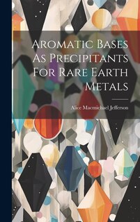 Couverture_Aromatic Bases As Precipitants For Rare Earth Metals