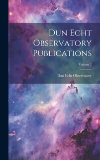 Couverture_Dun Echt Observatory Publications; Volume 2