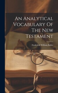 Front cover_An Analytical Vocabulary Of The New Testament