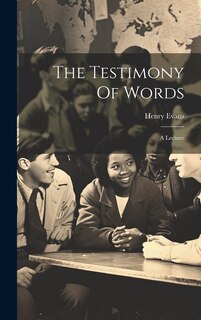 Couverture_The Testimony Of Words