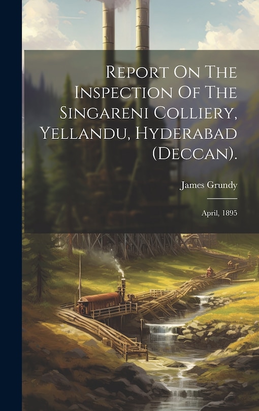 Front cover_Report On The Inspection Of The Singareni Colliery, Yellandu, Hyderabad (deccan).