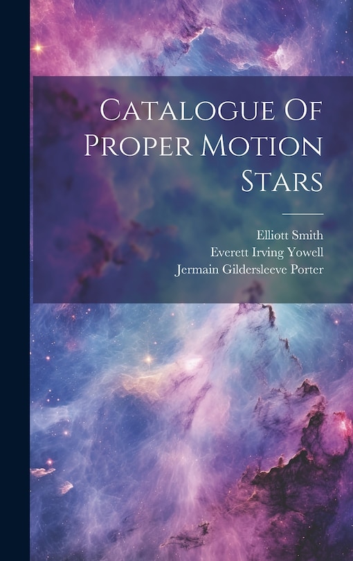 Front cover_Catalogue Of Proper Motion Stars