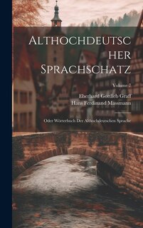Front cover_Althochdeutscher Sprachschatz