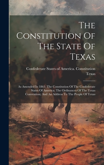 Front cover_The Constitution Of The State Of Texas