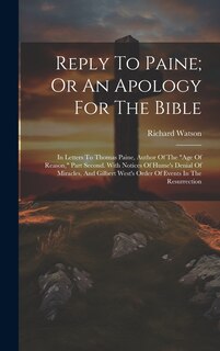 Couverture_Reply To Paine; Or An Apology For The Bible