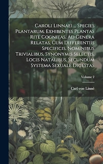 Front cover_Caroli Linnaei ... Species Plantarum, Exhibentes Plantas Rite Cognitas, Ad Genera Relatas, Cum Differentiis Specificis, Nominibus Trivialibus, Synonymis Selectis, Locis Natalibus, Secundum Systema Sexuale Digestas; Volume 2