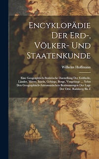 Front cover_Encyklopädie Der Erd-, Völker- Und Staatenkunde