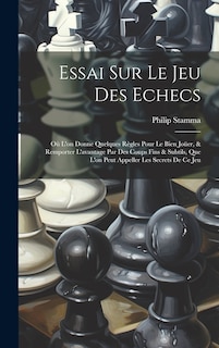 Couverture_Essai Sur Le Jeu Des Echecs