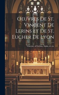 Front cover_Oeuvres De St. Vincent De Lerins Et De St. Eucher De Lyon
