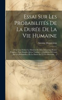 Front cover_Essai Sur Les Probabilités De La Durée De La Vie Humaine
