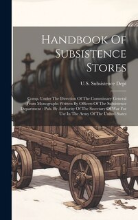 Couverture_Handbook Of Subsistence Stores