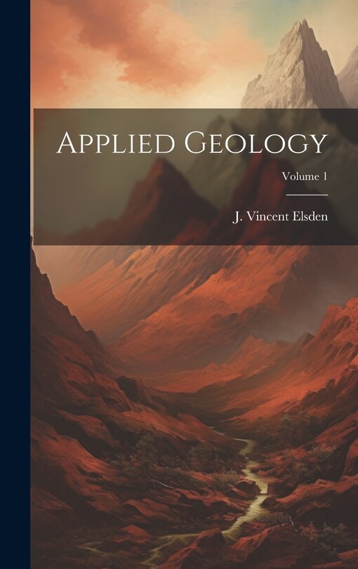 Front cover_Applied Geology; Volume 1