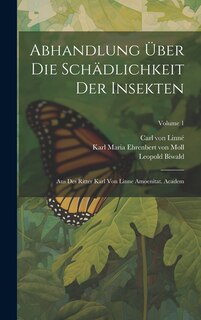 Front cover_Abhandlung Über Die Schädlichkeit Der Insekten