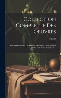 Front cover_Collection Complette Des Oeuvres