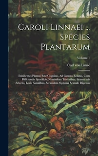 Caroli Linnaei ... Species Plantarum: Exhibentes Plantas Rite Cognitas, Ad Genera Relatas, Cum Differentiis Specificis, Nominibus Trivialibus, Synonymis Selectis, Locis Natalibus, Secundum Systema Sexuale Digestas; Volume 1