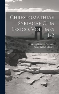 Front cover_Chrestomathiae Syriacae Cum Lexico, Volumes 1-2