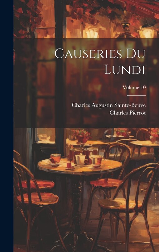 Front cover_Causeries du lundi; Volume 10