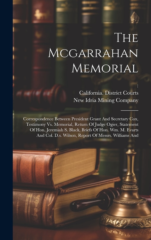 Front cover_The Mcgarrahan Memorial