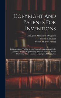 Couverture_Copyright And Patents For Inventions