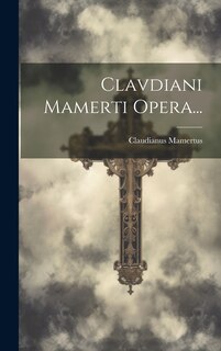 Front cover_Clavdiani Mamerti Opera...