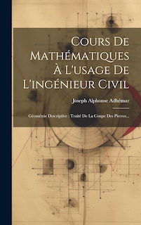 Couverture_Cours De Mathématiques À L'usage De L'ingénieur Civil