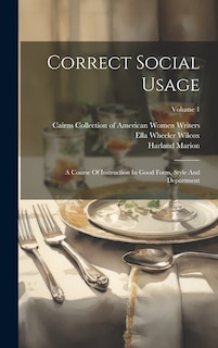 Front cover_Correct Social Usage