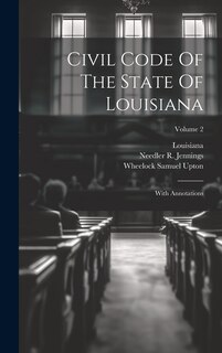Couverture_Civil Code Of The State Of Louisiana