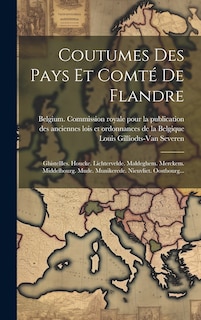 Front cover_Coutumes Des Pays Et Comté De Flandre