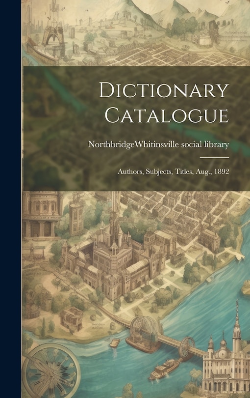 Front cover_Dictionary Catalogue