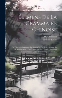 Front cover_Élémens De La Grammaire Chinoise