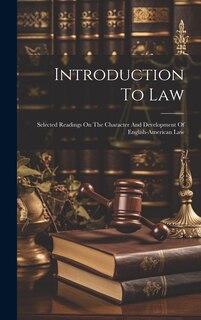 Front cover_Introduction To Law